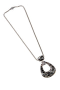 Dante NL43257 Silver Animal Print Pendant Silver Necklace