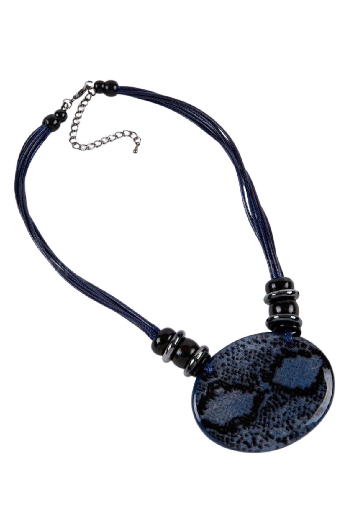 Dante NL5532 Blue Snake Pendant Necklace