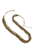 Dante NL5897 Gold Bead Multi-Drop Necklace