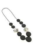 Dante NL6257 Monochrome Disc Necklace