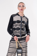 Elisa Cavaletti Black Mesh Jacket ELW267044201 02135