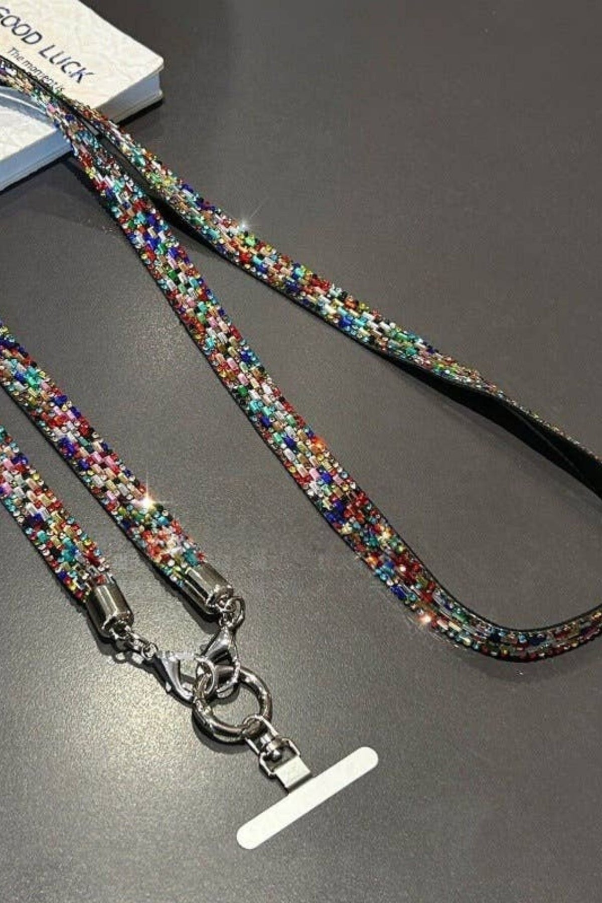 Multi Crystal Rhinestone Phone Lanyard Strap Chain