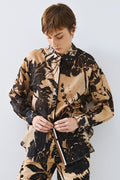 Access 63-7067-0306 Brown Africa Print Shirt