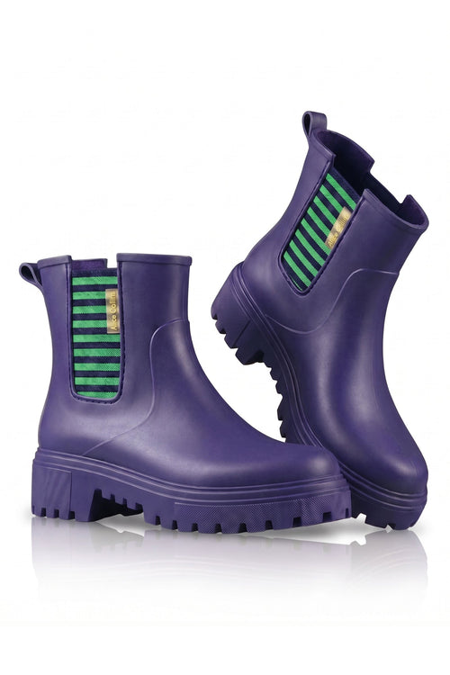 Alice Collins Mayfair Rich Navy Wellie Boots 037A400