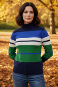 Alice Collins Nova Rich Navy Stripe Jumper 037A025