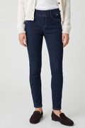 Anna Montana 1021 Angelika Dark Blue Denim Pull-On Trousers