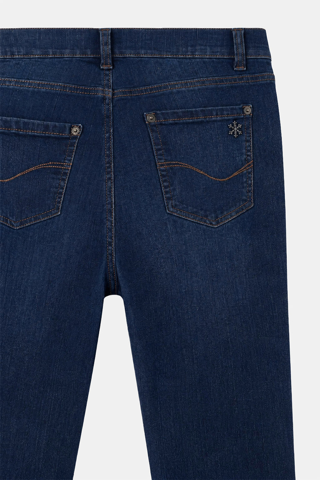 Anna Montana 1021 Angelika Dark Blue Denim Pull-On Trousers