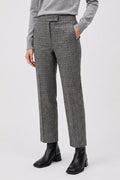 Anna Montana 5667 Rose Grey Check Tweed Trousers