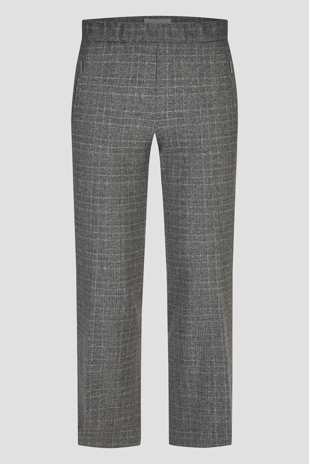 Anna Montana 5667 Rose Grey Check Tweed Trousers