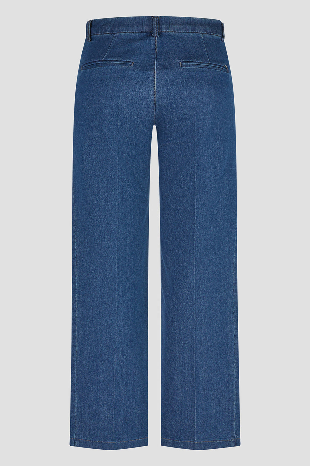 Anna Montana Mila Blue Denim Straight Leg Trousers 1045