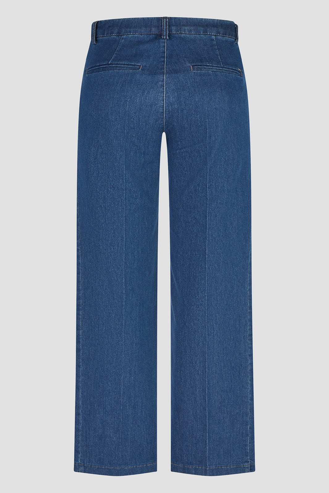 Anna Montana Mila Blue Denim Straight Leg Trousers 1045