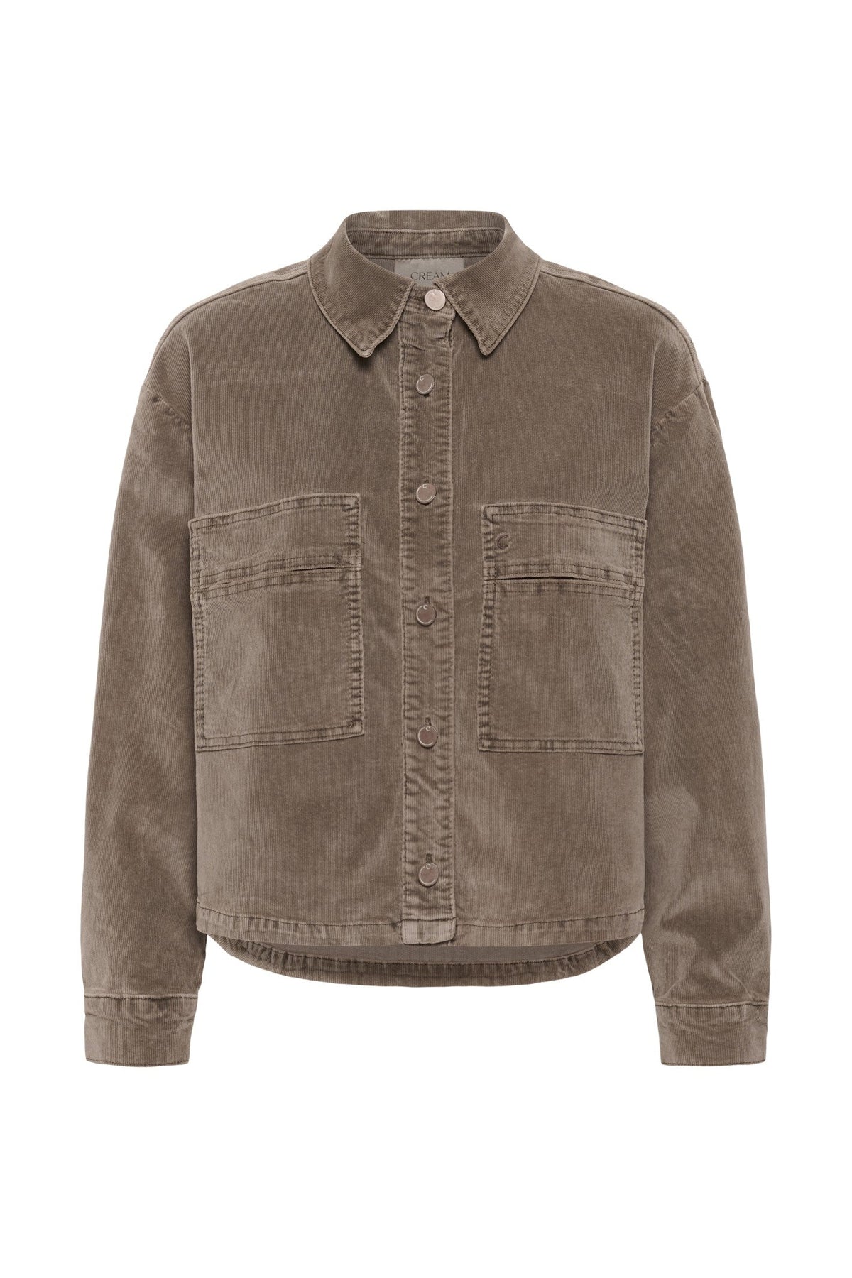 Cream Clothing CRBrady Brown Lentil Corduroy Shirt Jacket 10615340 171409