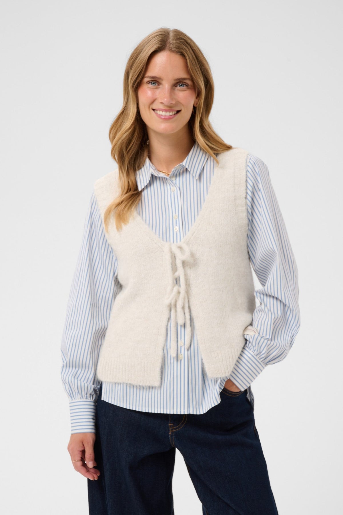 Cream Clothing CRCladine Oatmeal Beige Jumper 10615378 130401