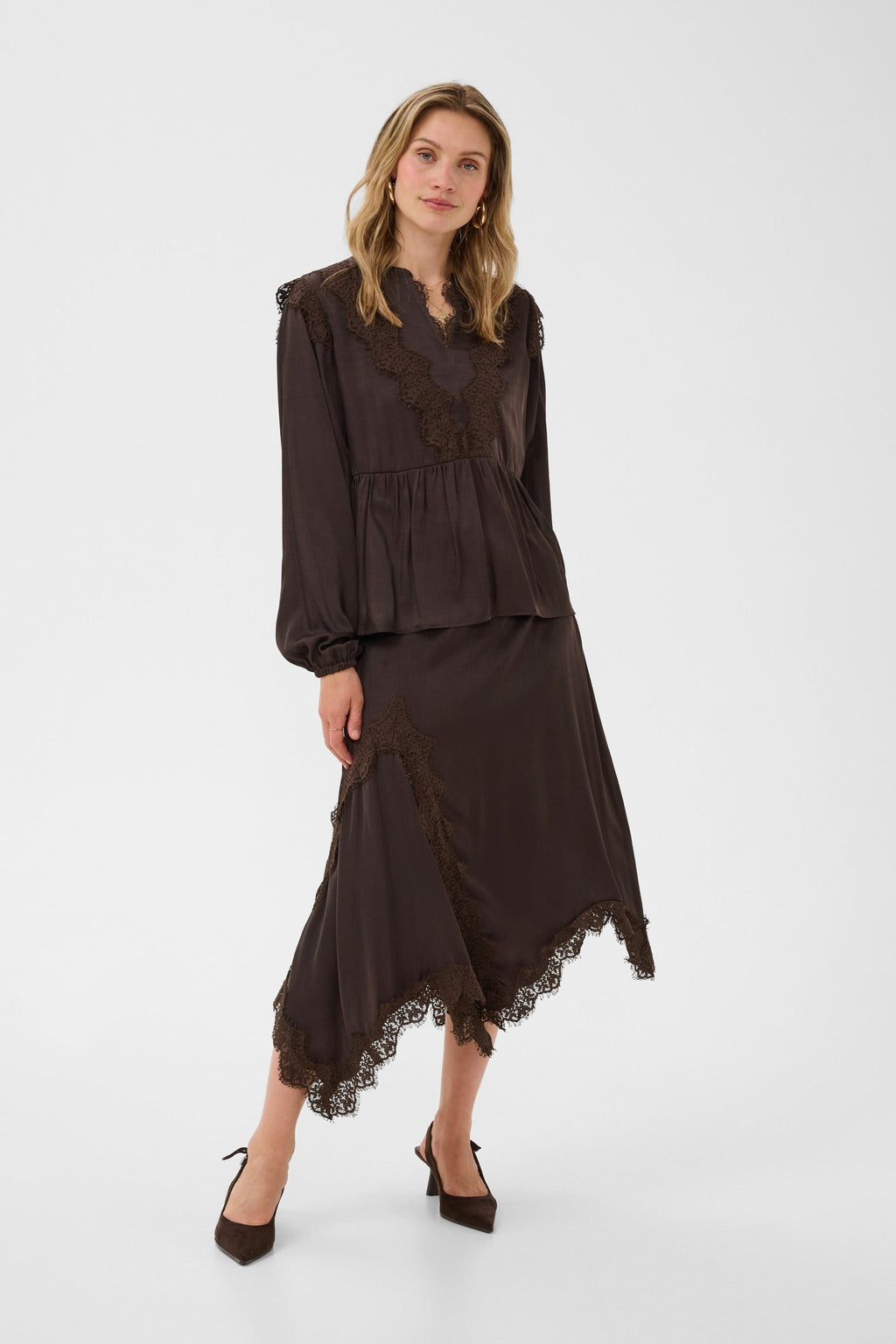 Cream Clothing CRConfir Java Brown Skirt 10615351 191016