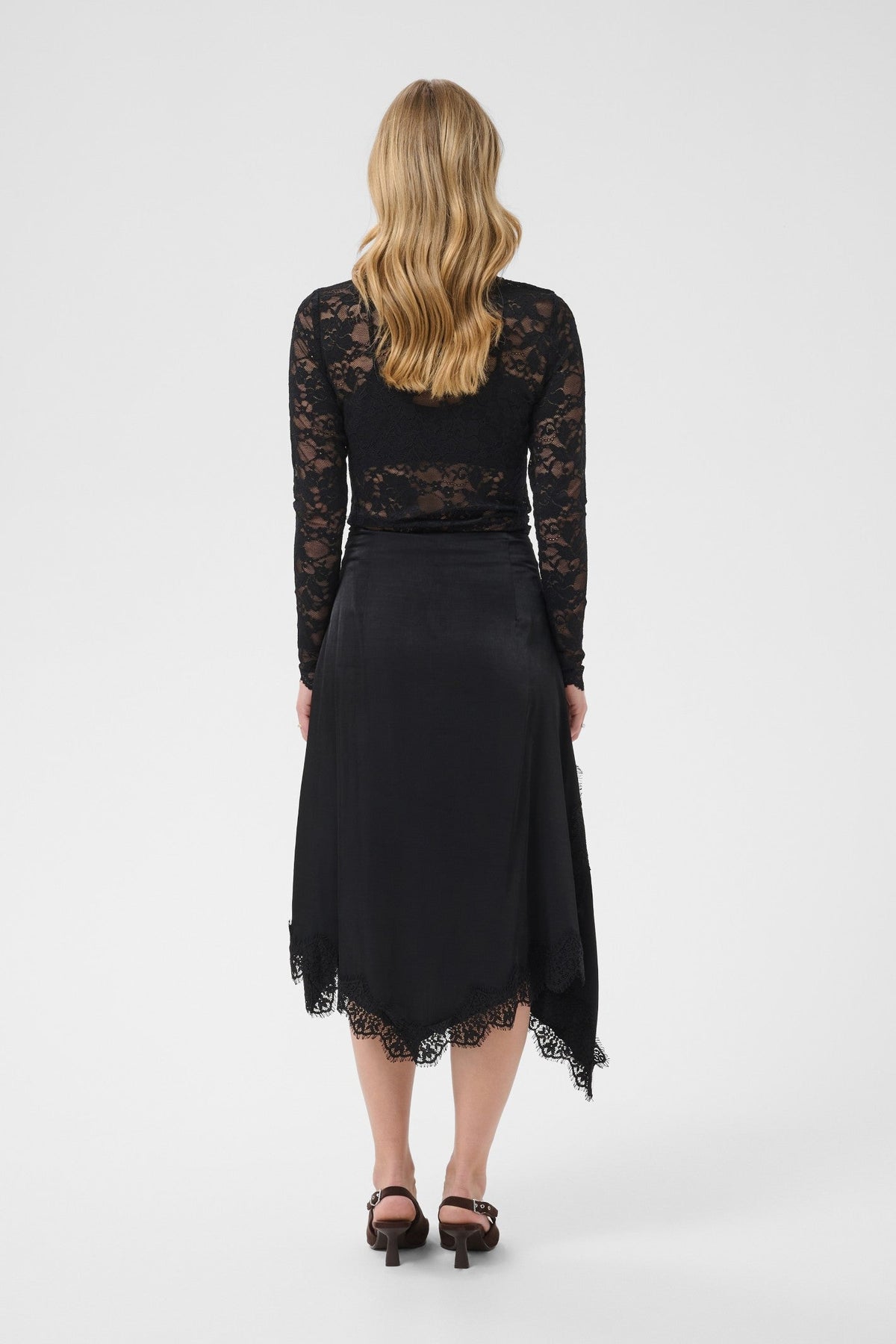 Cream Clothing CRConfir Pitch Black Skirt 10615351 100120