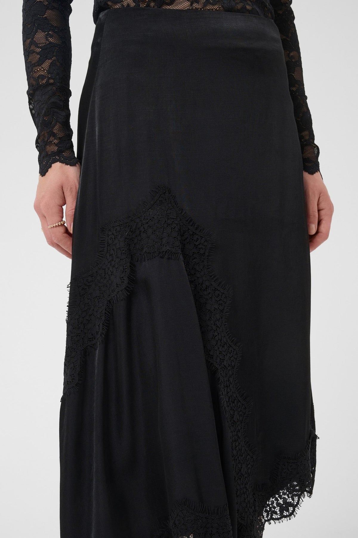 Cream Clothing CRConfir Pitch Black Skirt 10615351 100120