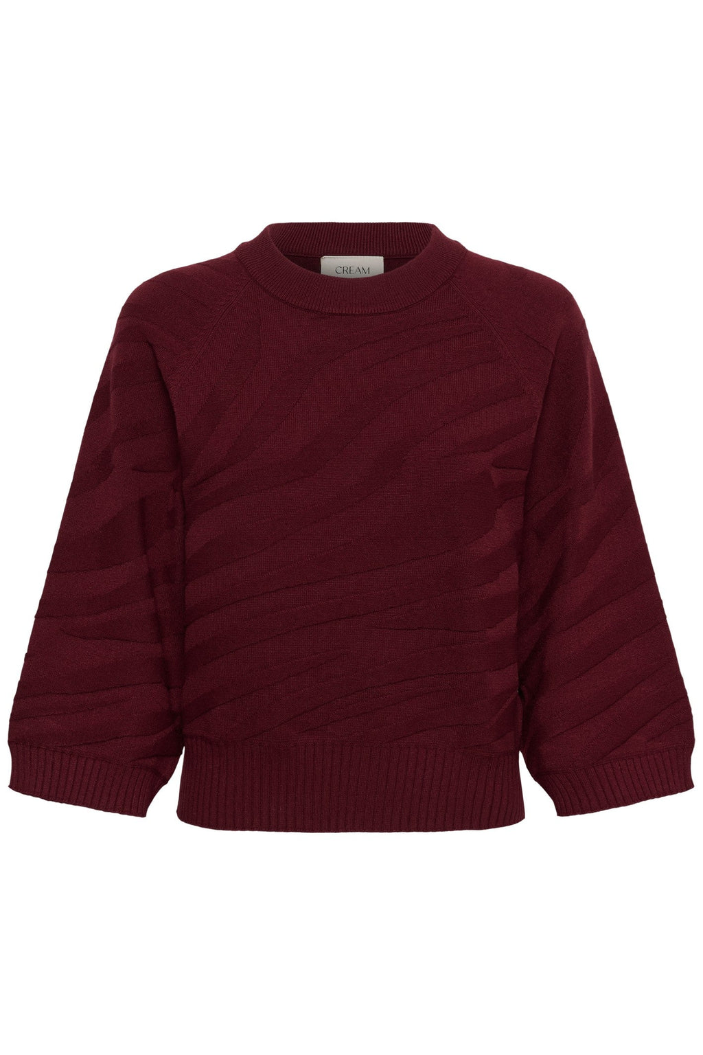 Cream Clothing CRDela Cabernet Red Jumper 10615364 191724