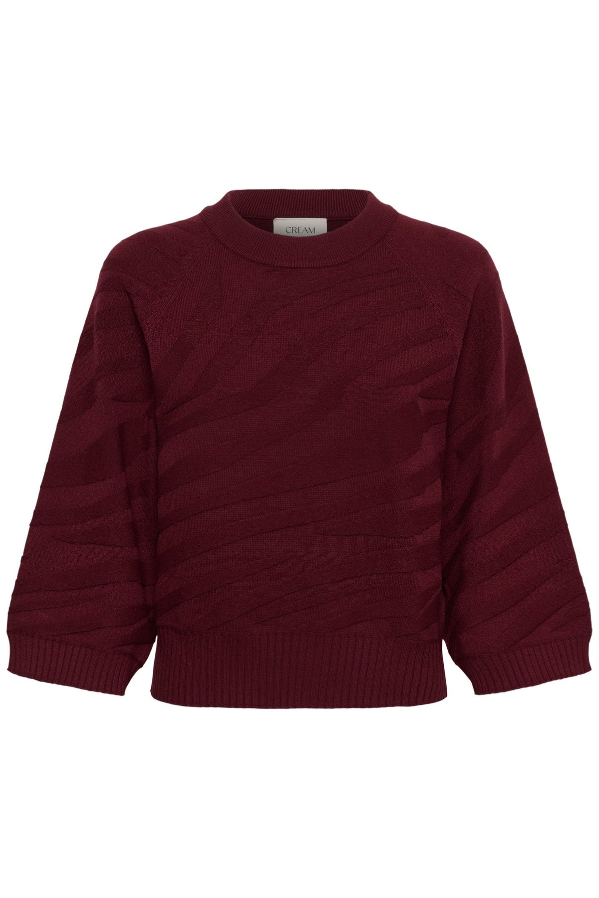 Cream Clothing CRDela Cabernet Red Jumper 10615364 191724
