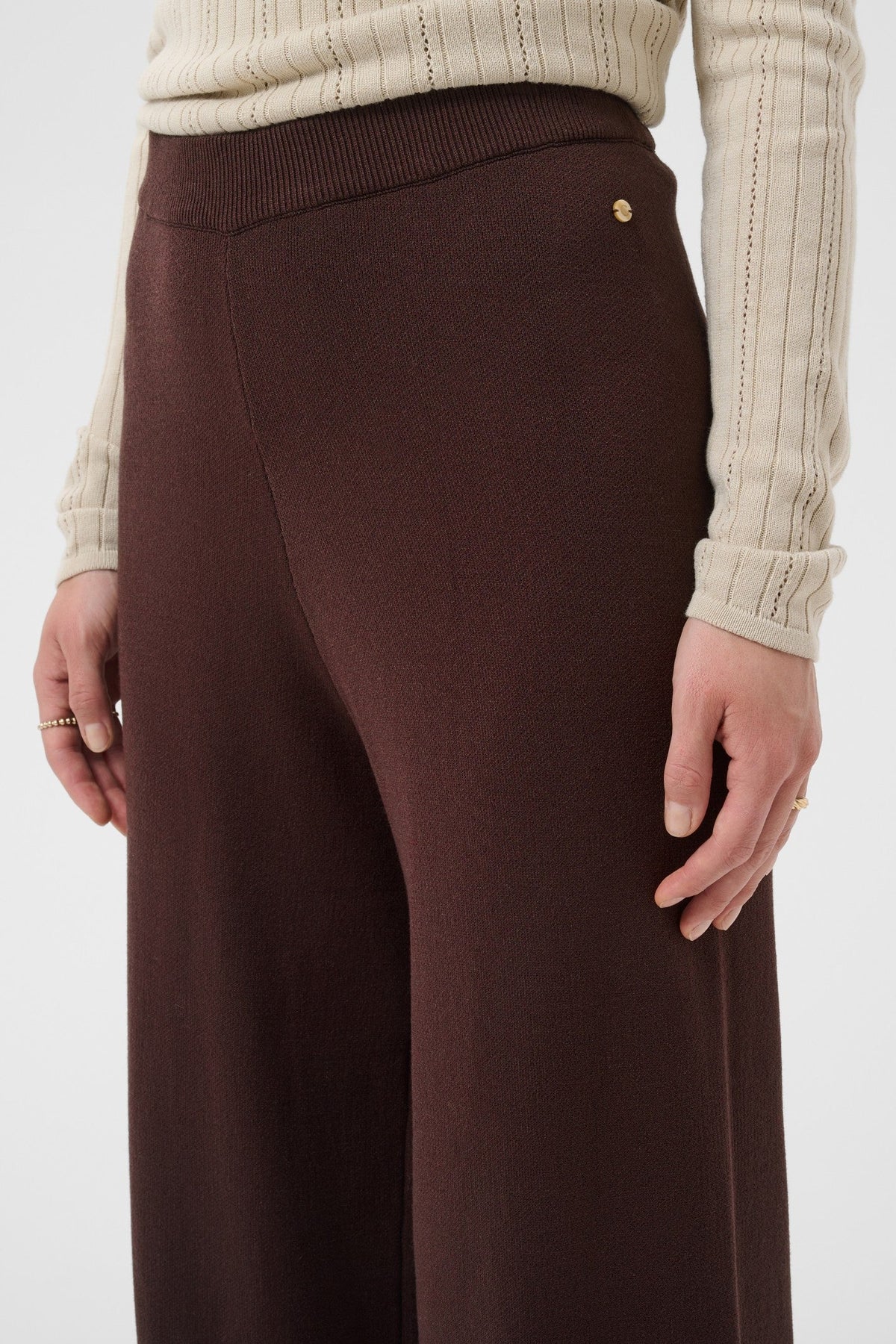 Cream Clothing CRDela Java Brown Trousers 10615501 191016