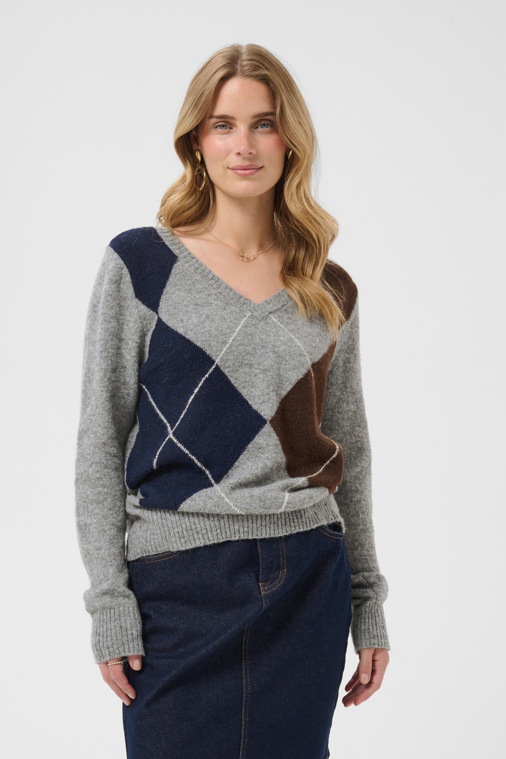 Cream Clothing CRHope Grey Melange Jumper 10615298 100391
