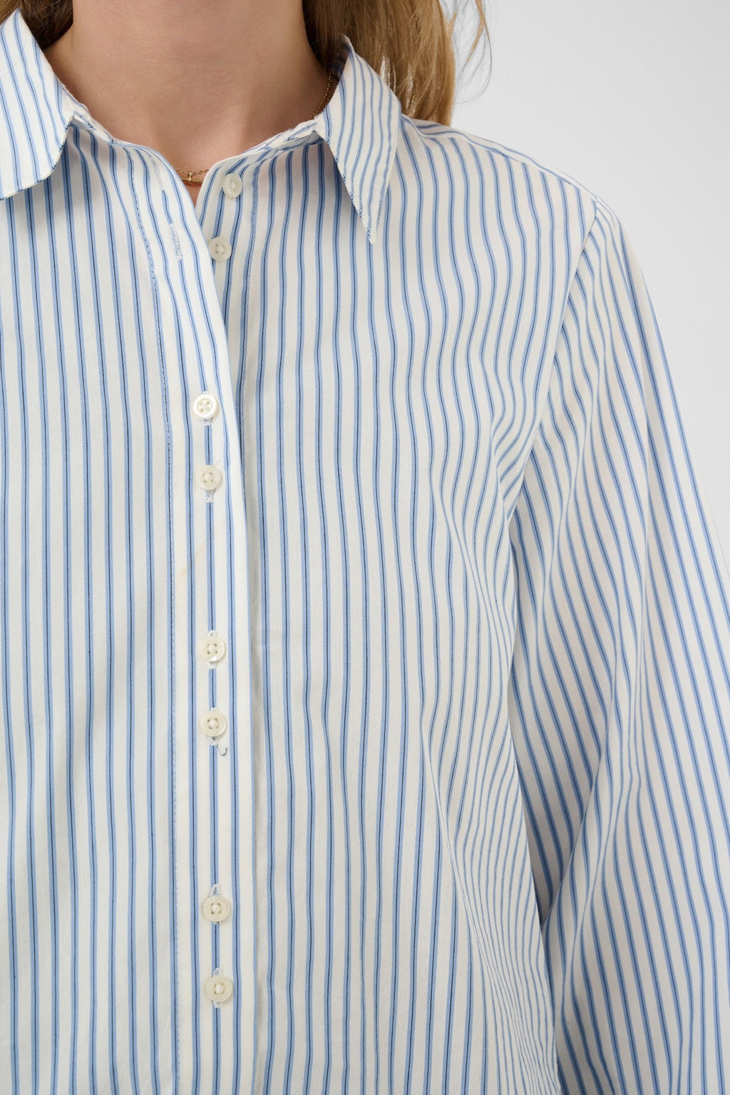 Cream Clothing CRMira Air Blue Stripe Shirt 10615320 109907