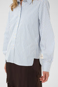Cream Clothing CRMira Air Blue Stripe Shirt 10615320 109907