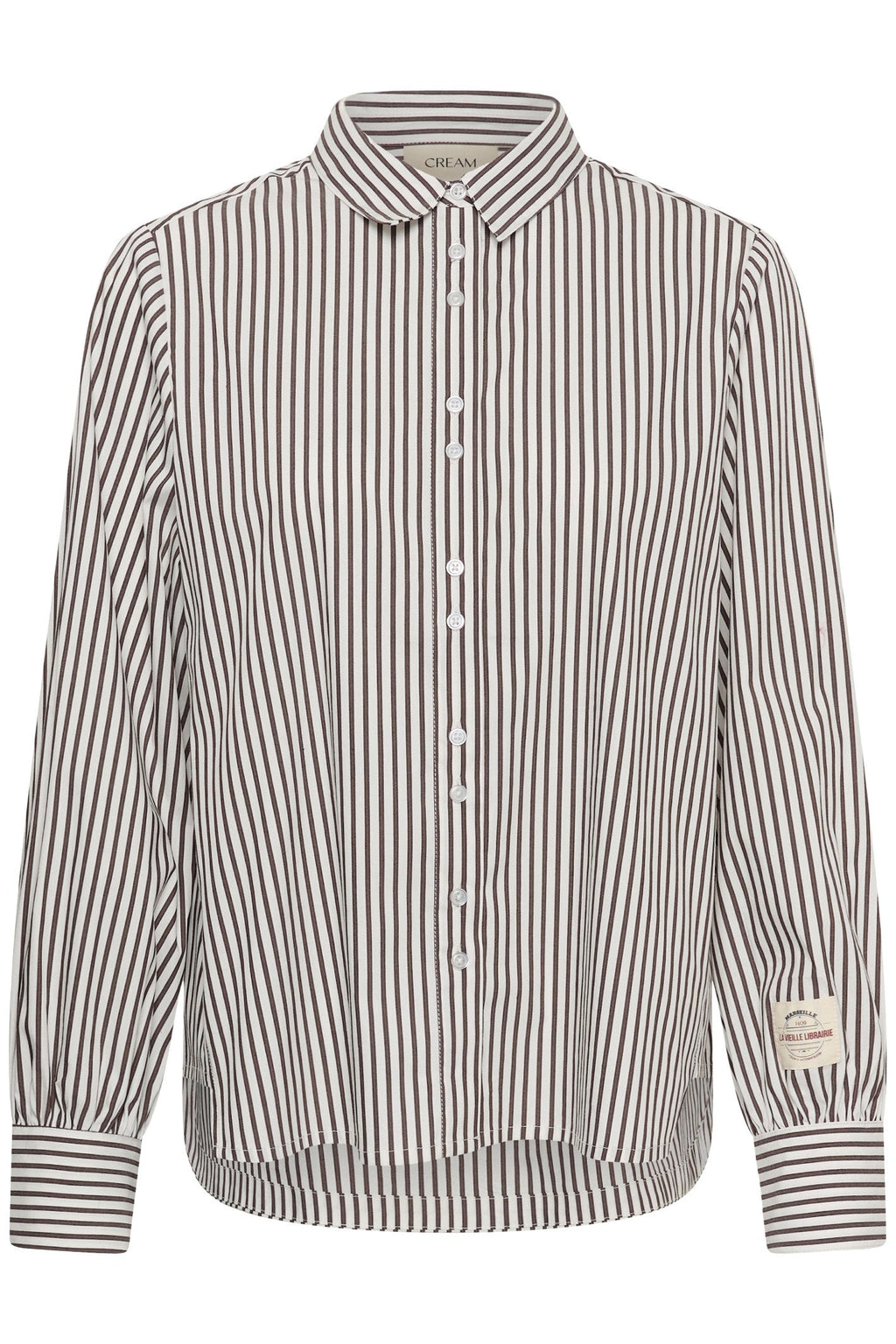 Cream Clothing CRMira Java Brown Stripe Shirt 10615320 1000264