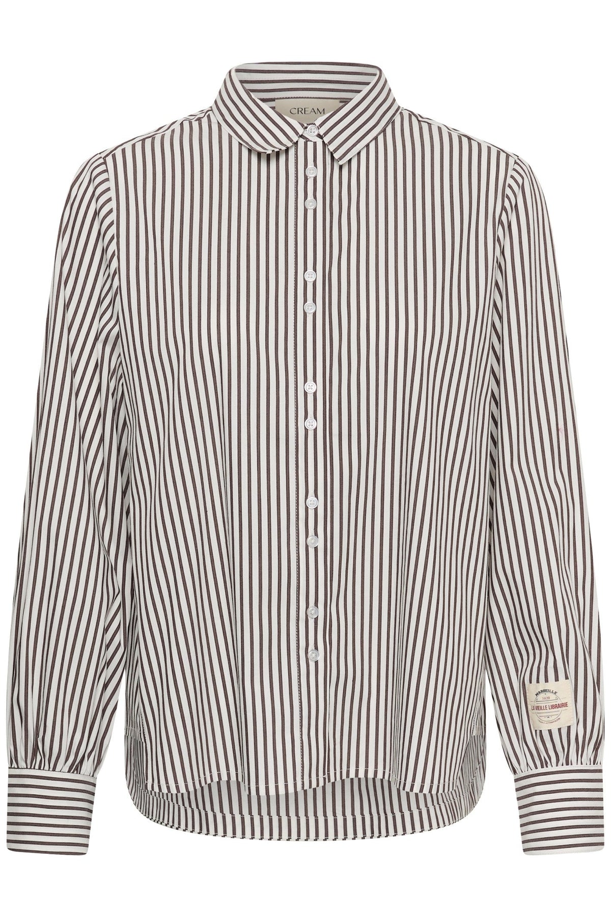 Cream Clothing CRMira Java Brown Stripe Shirt 10615320 1000264