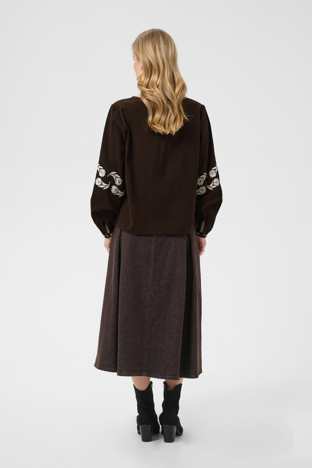Cream Clothing CRPatulie Java Brown Blouse 10615336 191016