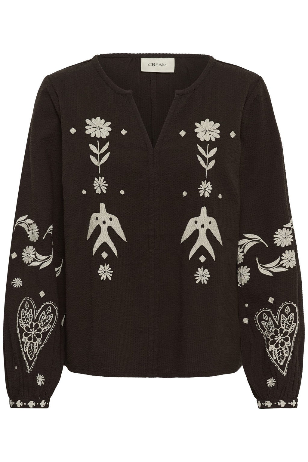 Cream Clothing CRPatulie Java Brown Blouse 10615336 191016