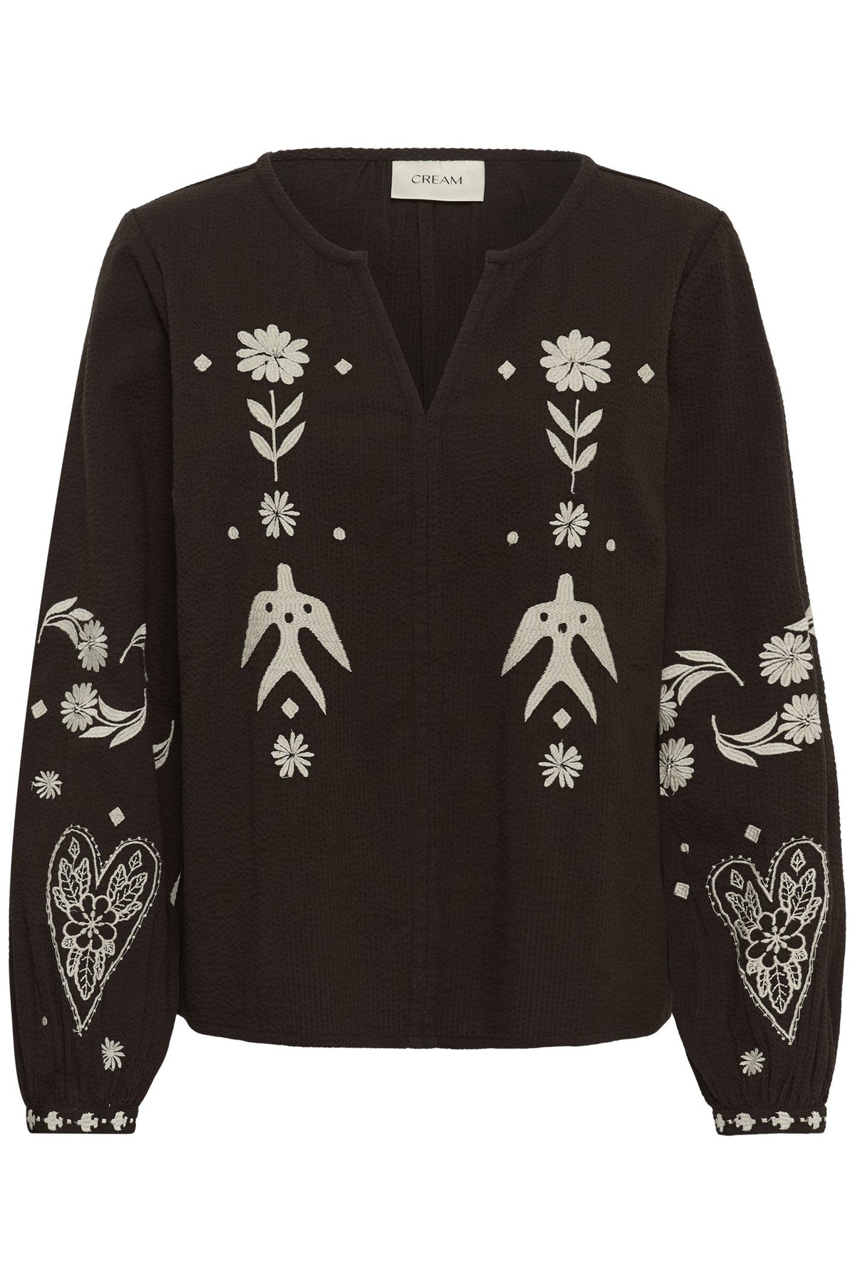 Cream Clothing CRPatulie Java Brown Blouse 10615336 191016