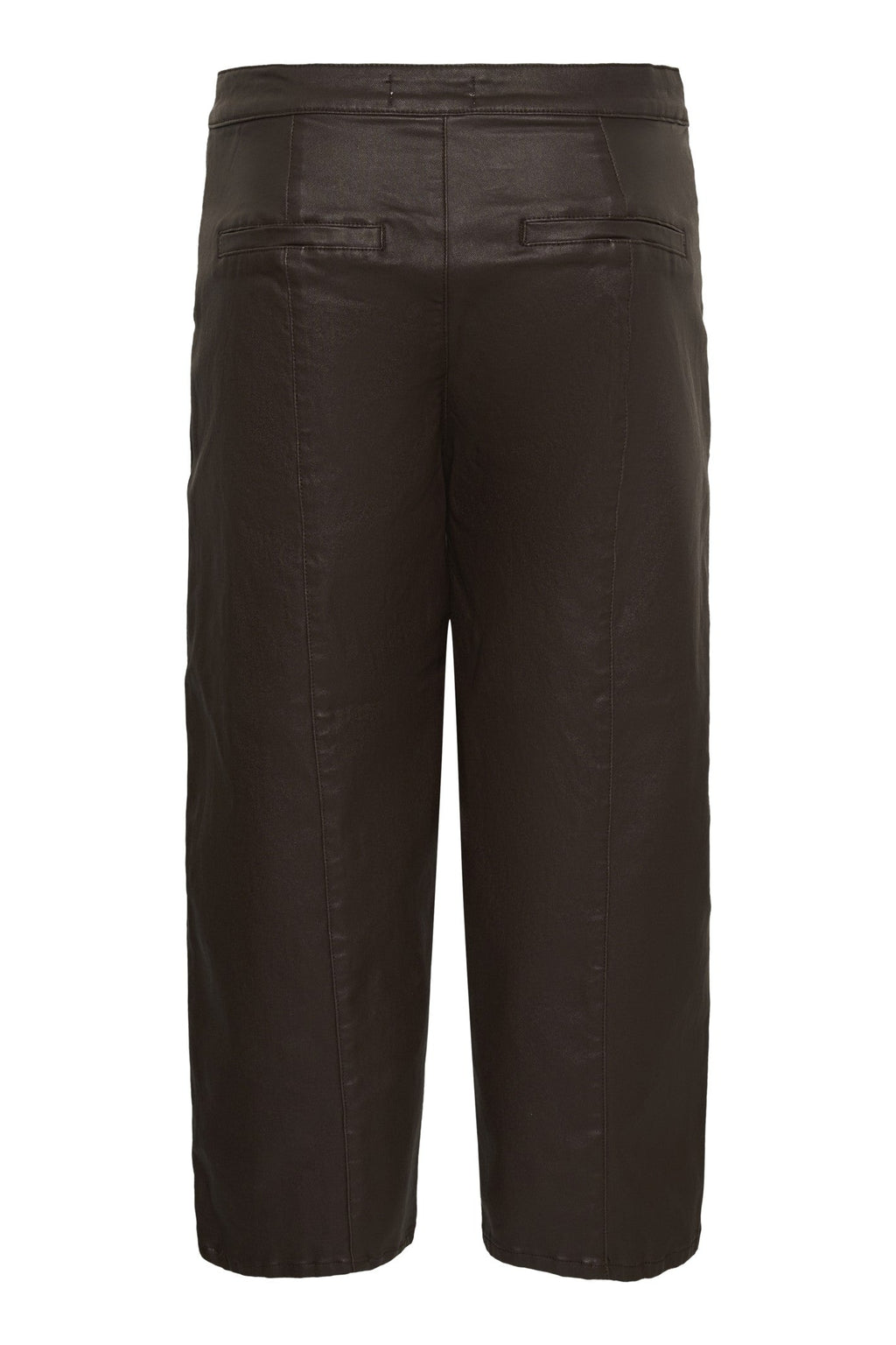 Cream Clothing CRWinni Java Brown Coated Trousers 10615348 191016