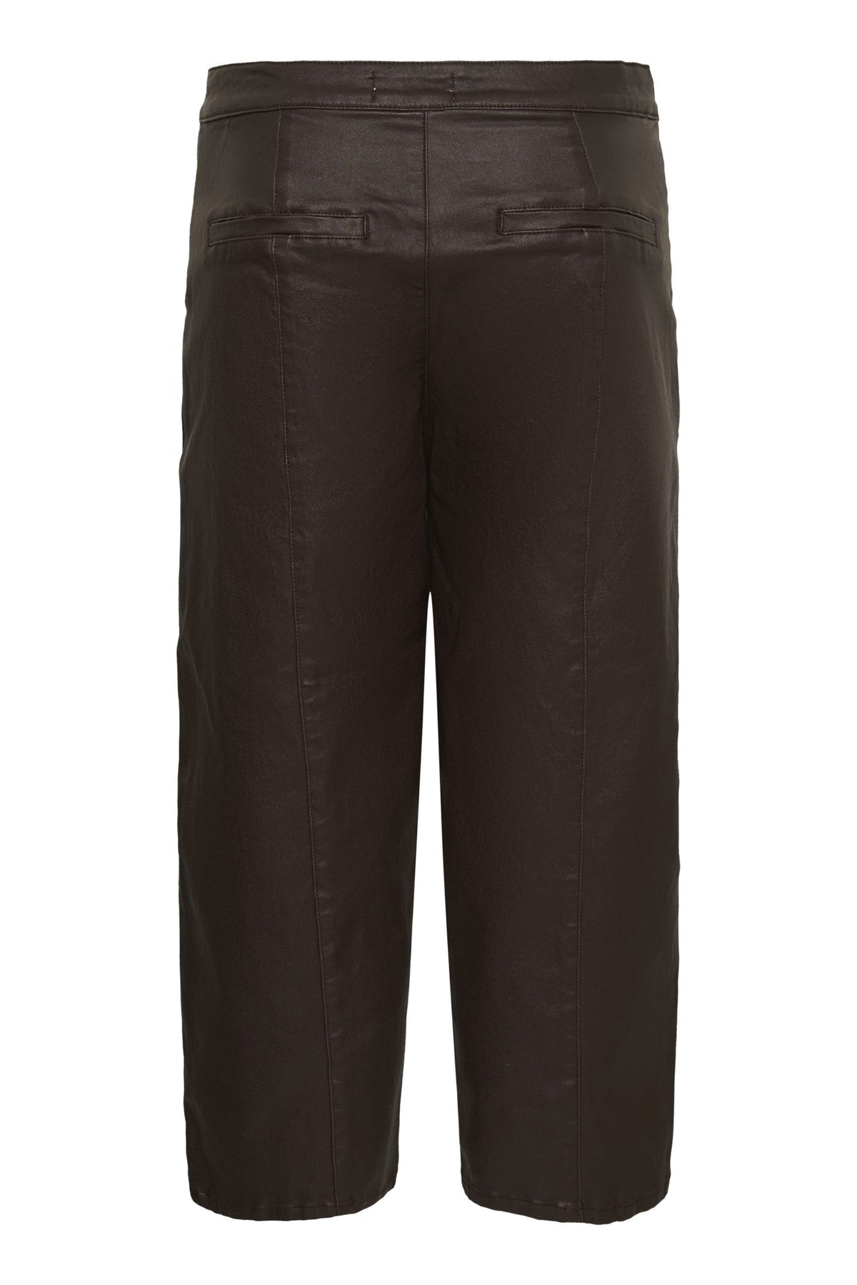 Cream Clothing CRWinni Java Brown Coated Trousers 10615348 191016