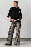 Elisa Cavaletti Black Mesh Pull-On Trousers ELW266054105 02135