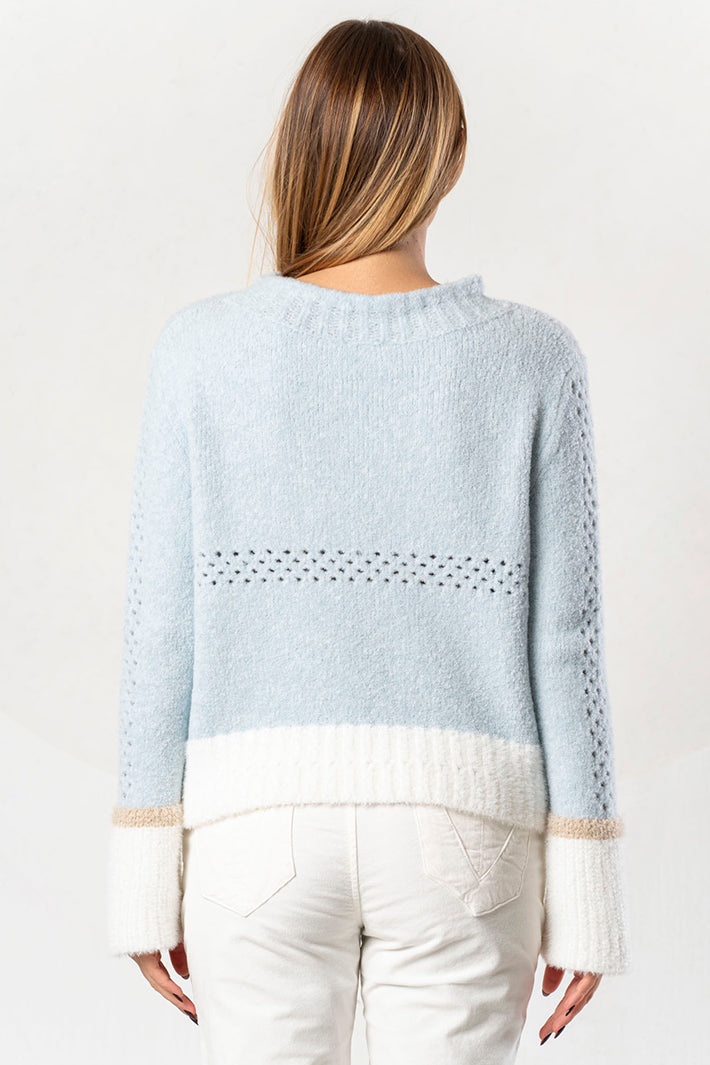 Elisa Cavaletti Blue Embroidered Jumper ELW264011806 16083