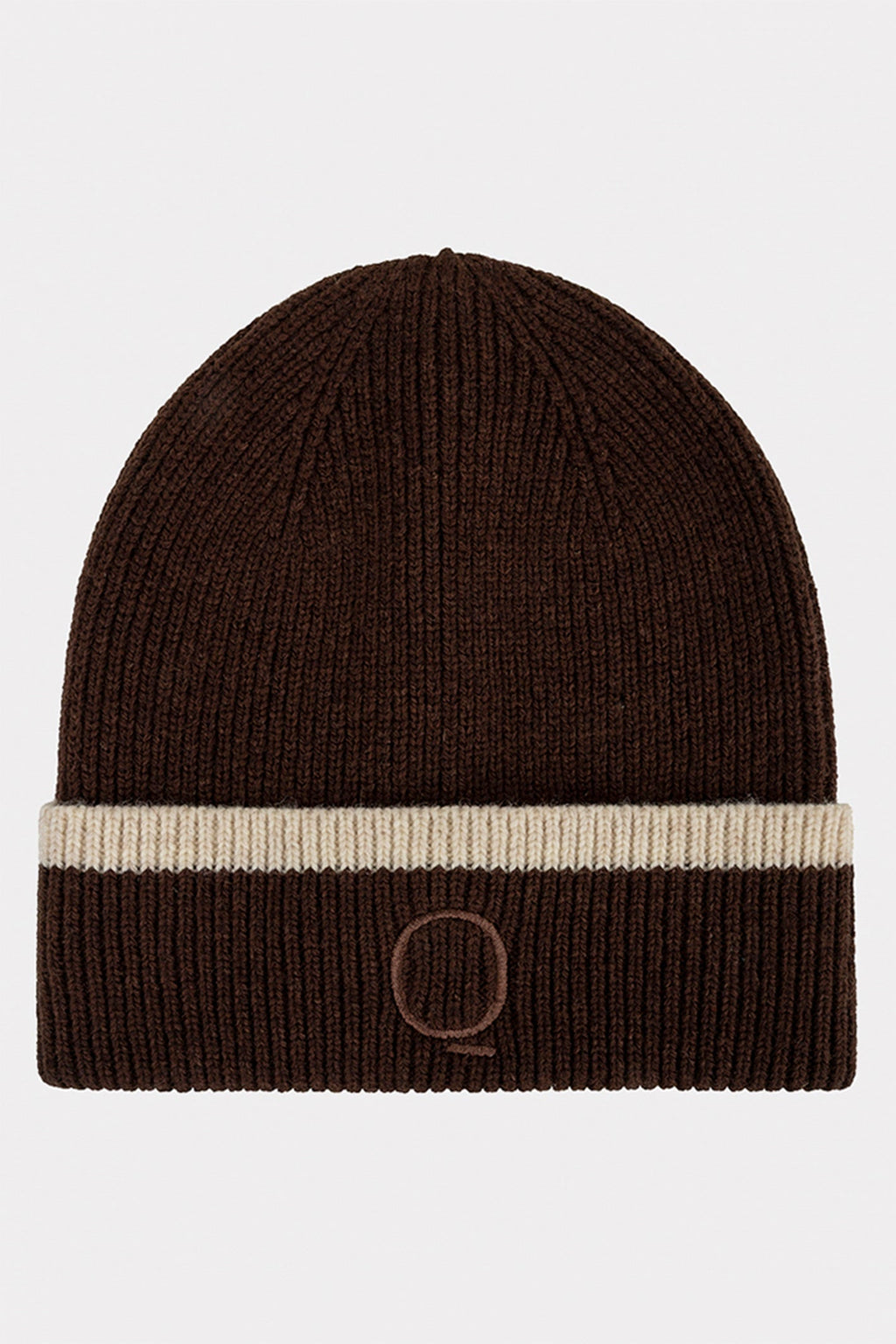 Esqualo 07551 Cacao Brown & Cream Knitted Hat