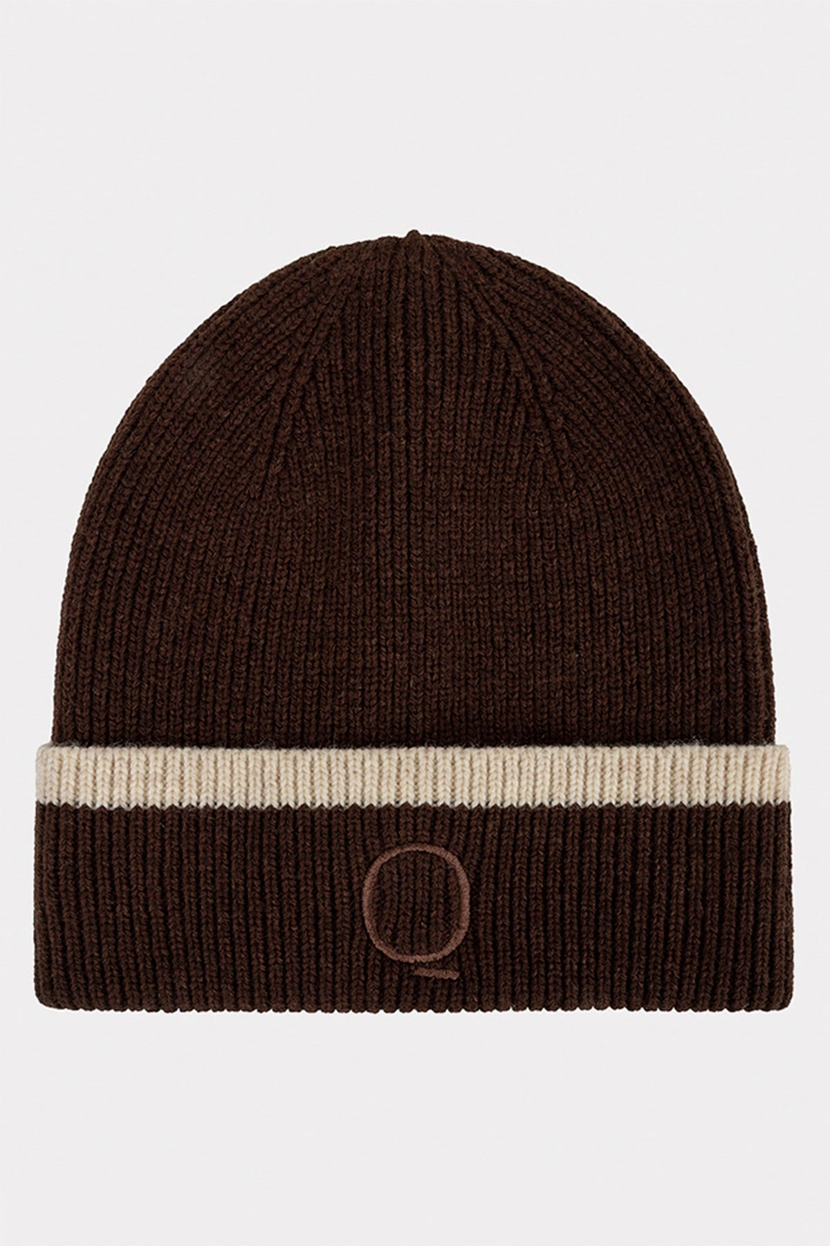 Esqualo 07551 Cacao Brown & Cream Knitted Hat