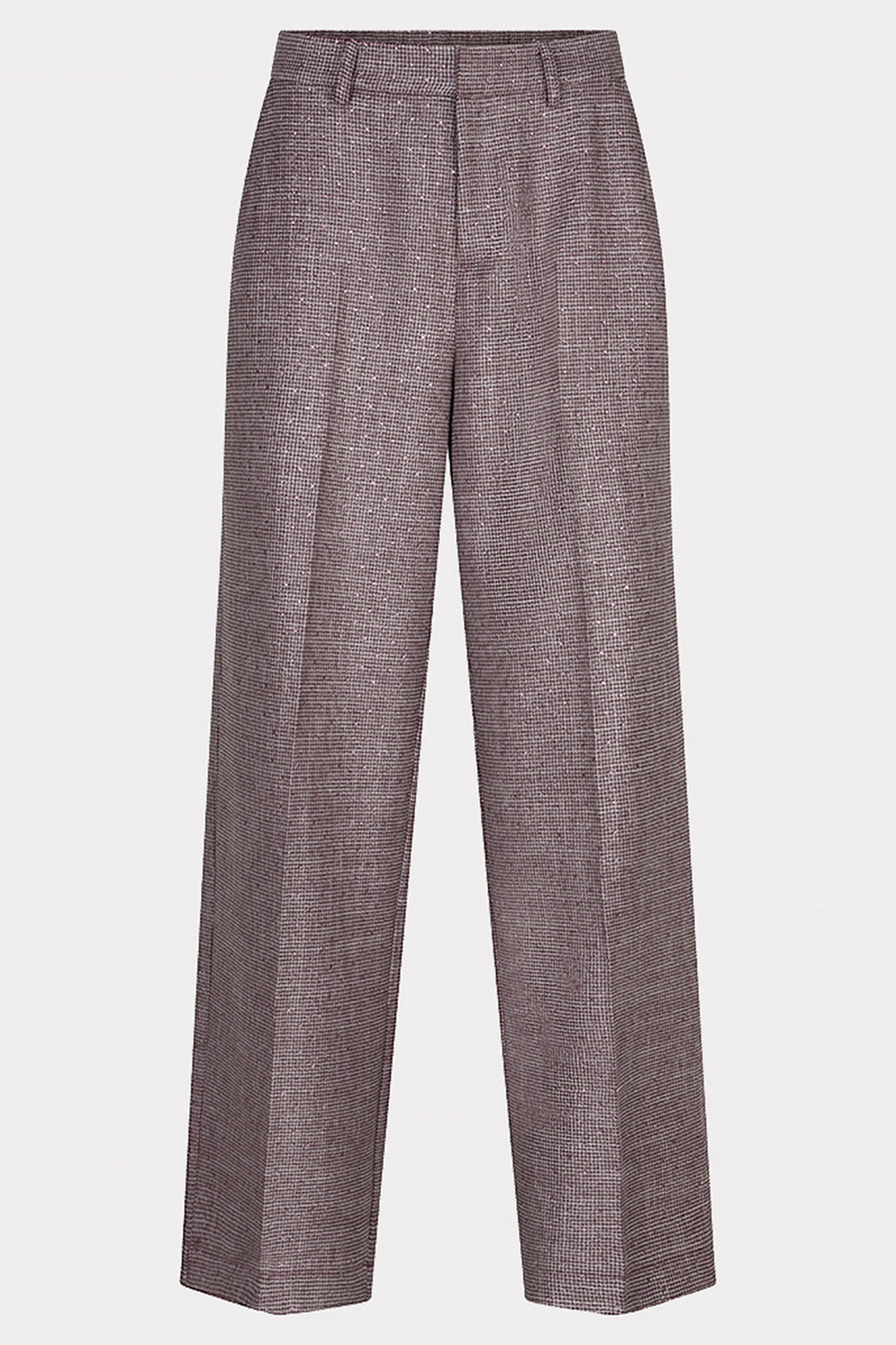 Esqualo 10525 Merlot Houndstooth Trousers