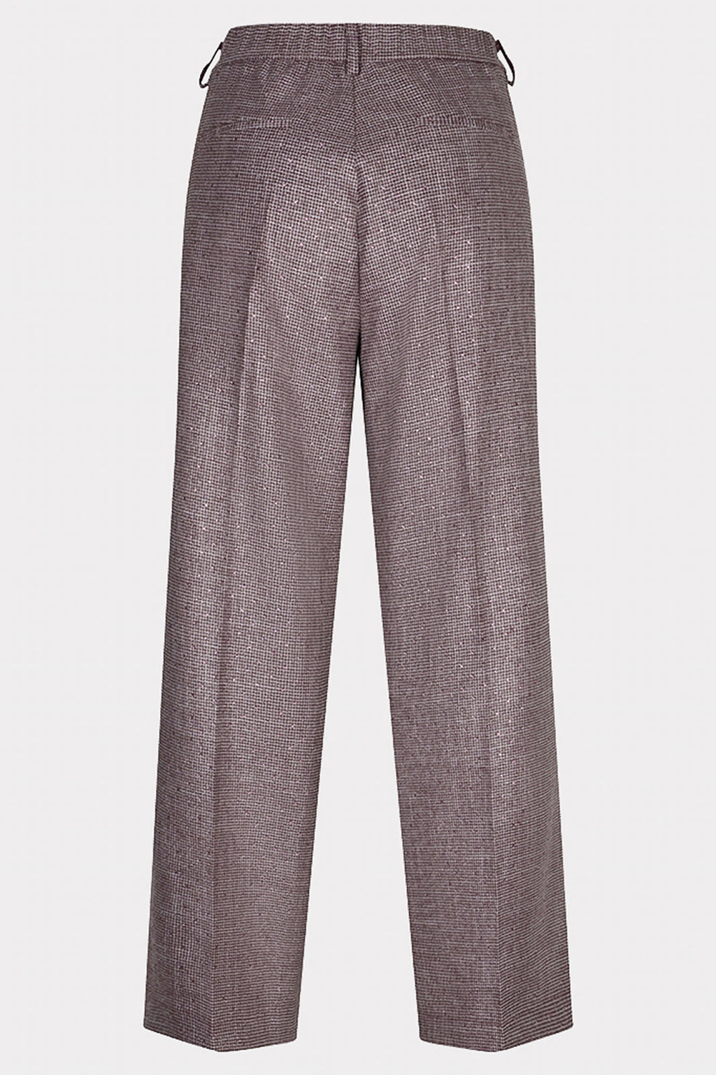 Esqualo 10525 Merlot Houndstooth Trousers