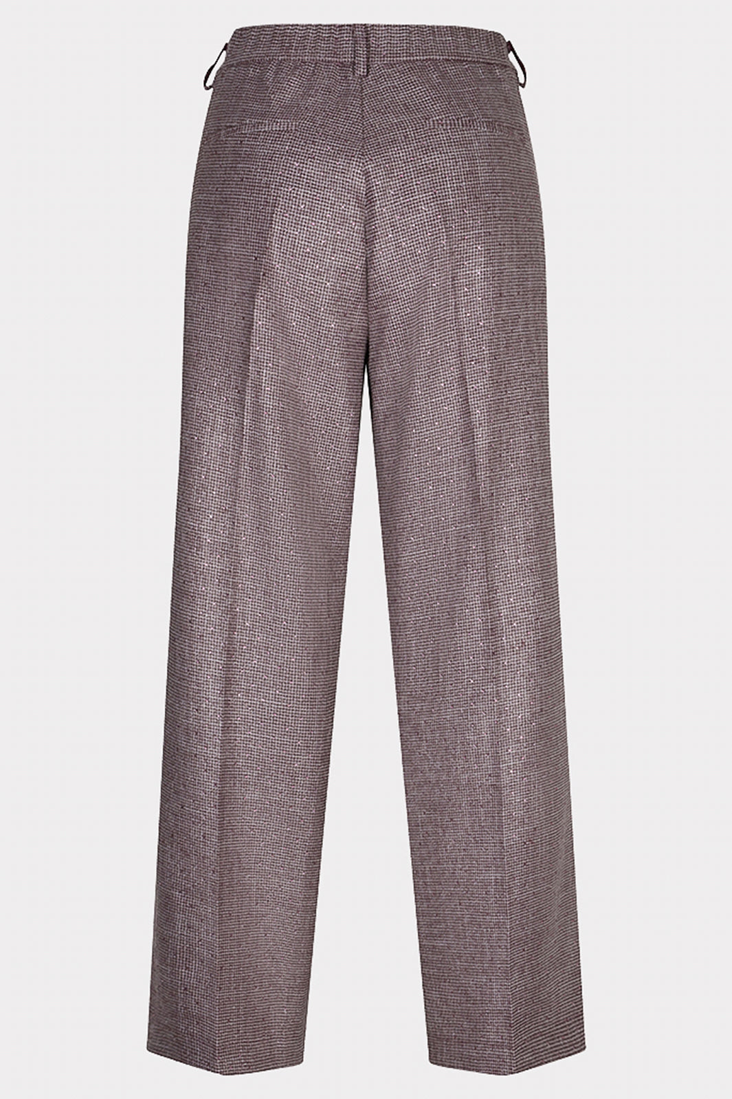 Esqualo 10525 Merlot Houndstooth Trousers