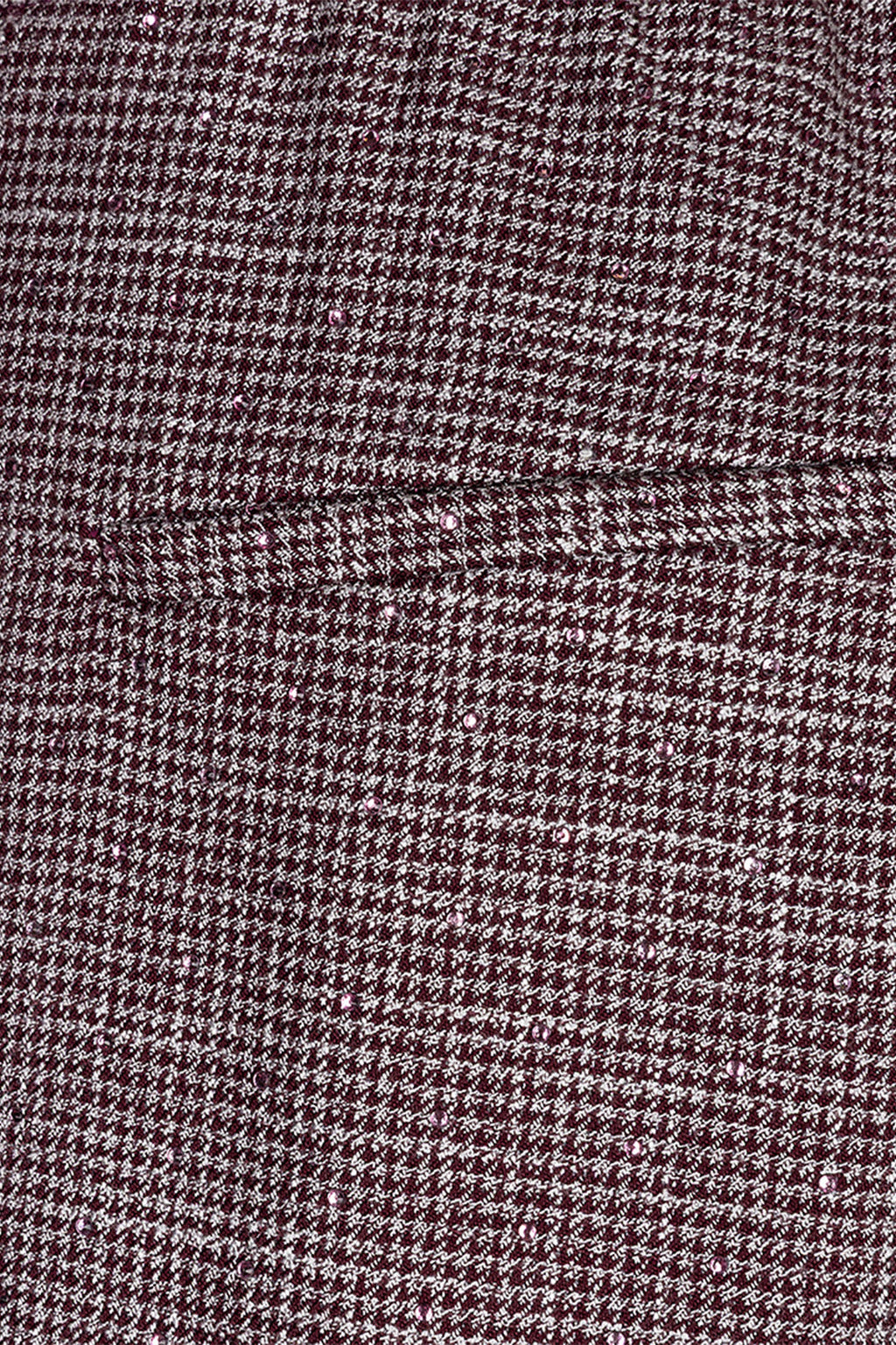 Esqualo 10525 Merlot Houndstooth Trousers
