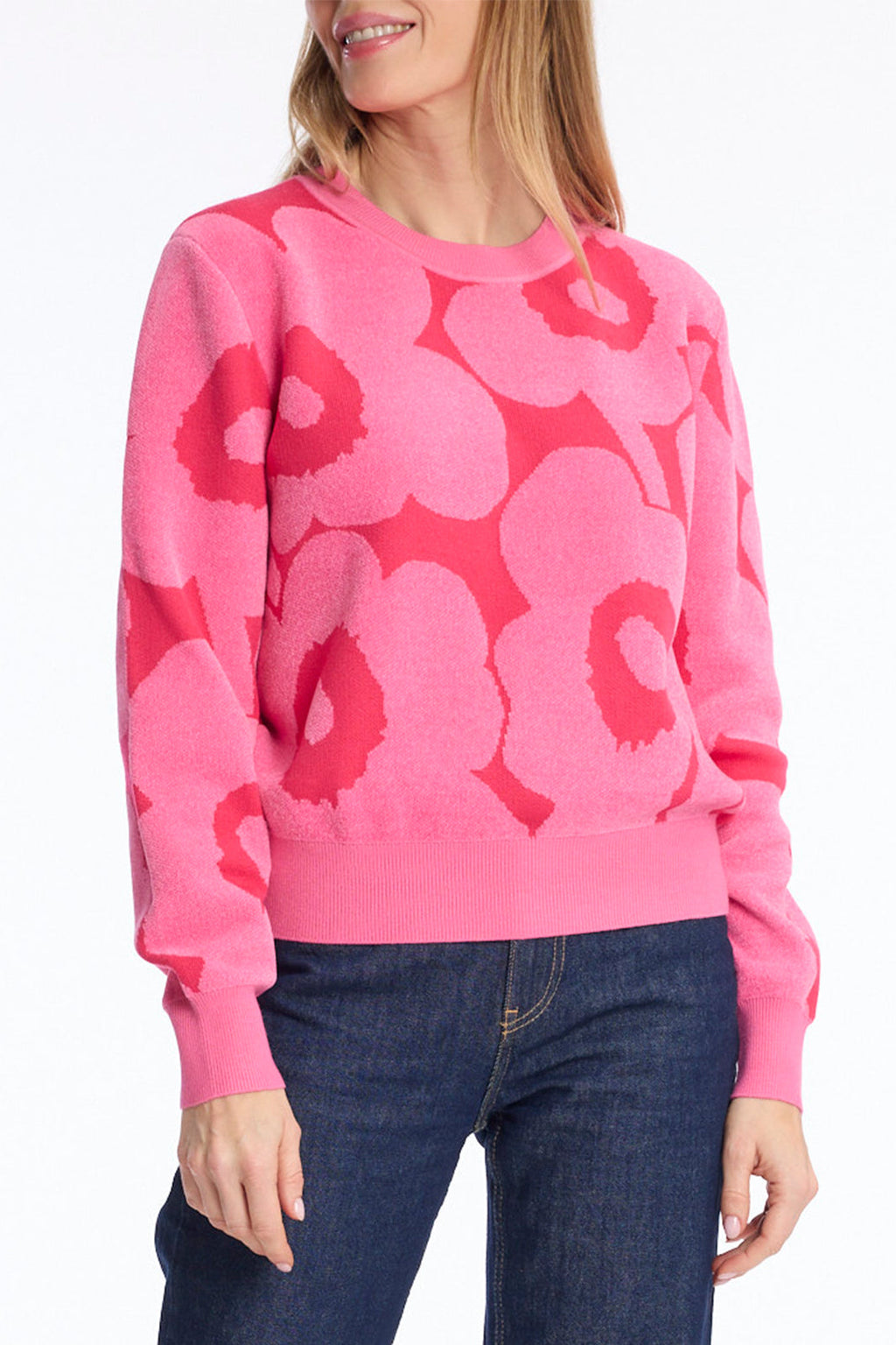 Leo & Ugo CH776 Pink Floral Jumper