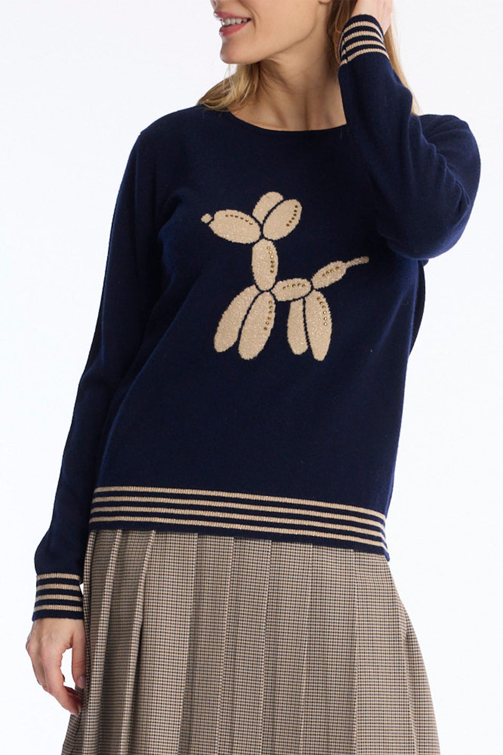 Leo & Ugo HH353 Navy Jumper