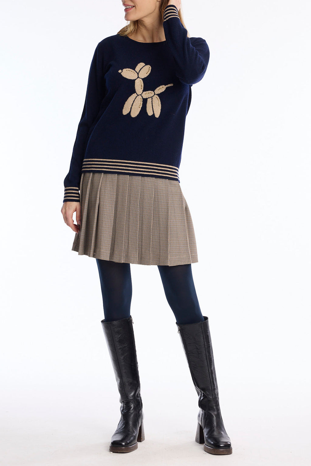 Leo & Ugo HH353 Navy Jumper