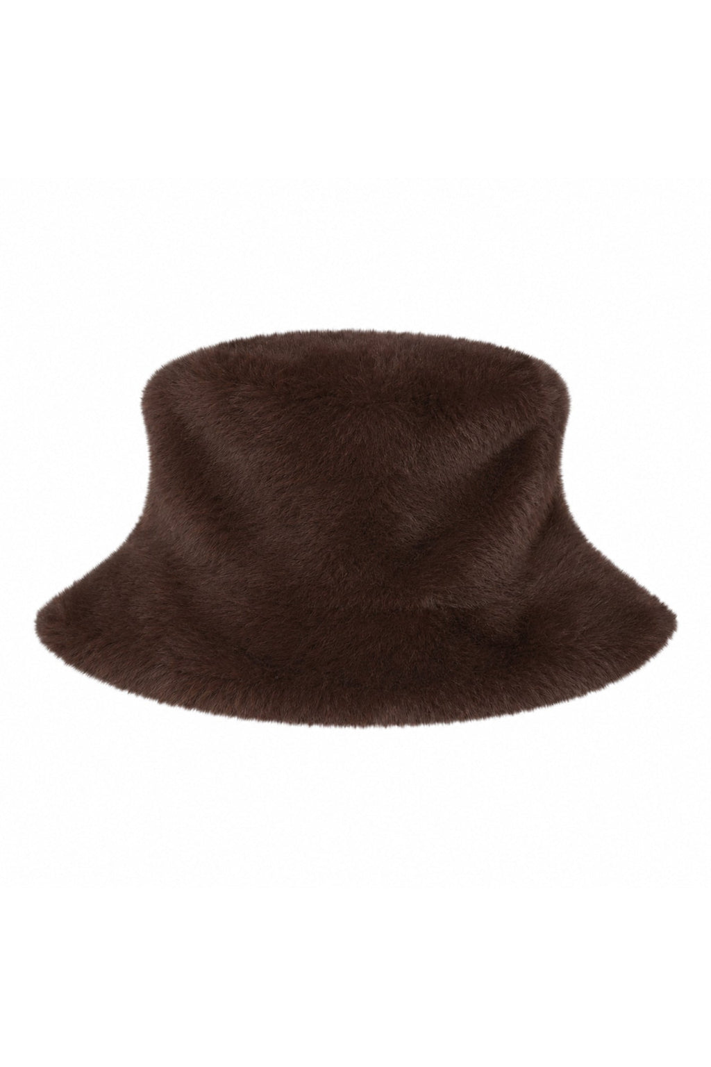 Micha Chocolate Faux Fur Bucket Hat 104-588 4563