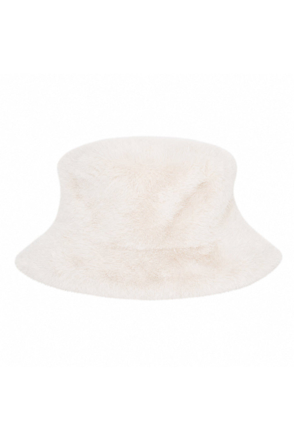 Micha Cream Faux Fur Bucket Hat 104-588 02