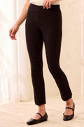 Tribal Black 7/8th Slim Leg Staple Trousers 4824O-7165