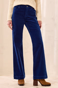 Tribal Stellar Cobalt Blue Wide Leg Cord Trousers 3167O-3779